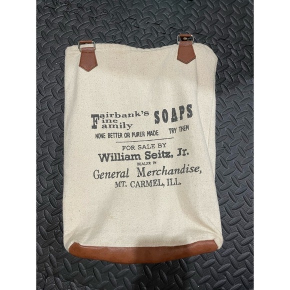General Store Canvas and Leather Everyday Tote - Picture 1 of 7